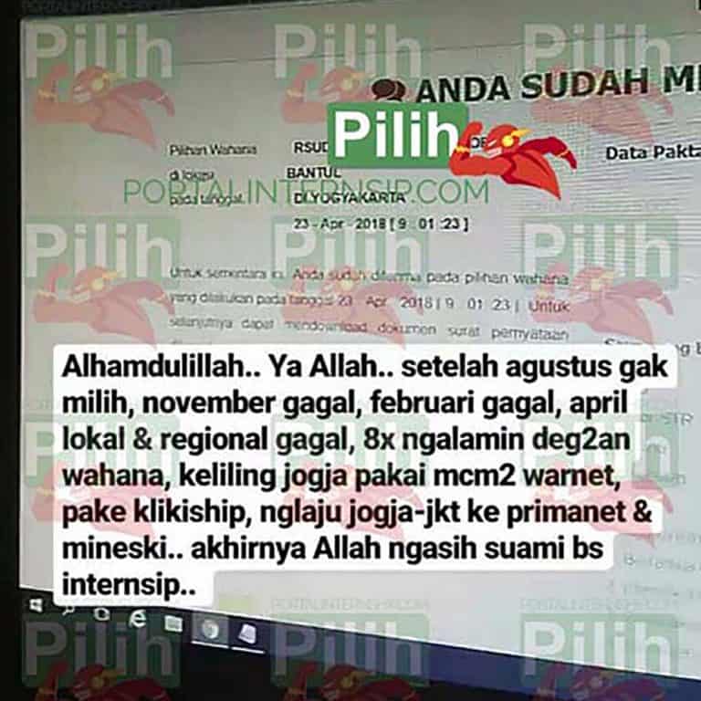 Pengumuman Hasil UKMPPD 2021 dan internship Depkes